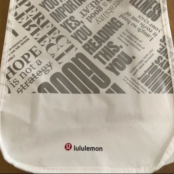 NWOT LULULEMON Reusable Shopping Gym Lunch Bag L - Picture 7 of 9